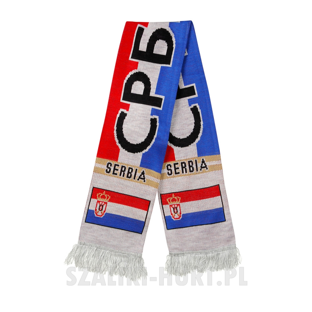 Szalik Serbia dziany